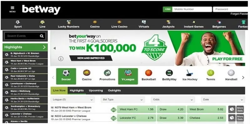 khuyến mãi Betway